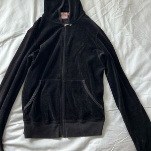 Juicy couture black zip up